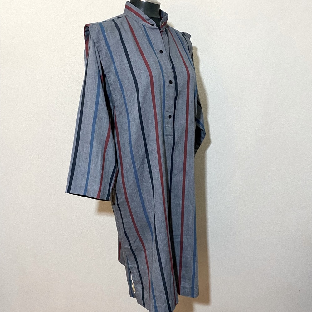 *RARE• Vintage Diane Von Furstenberg Stripe Shirt Dress